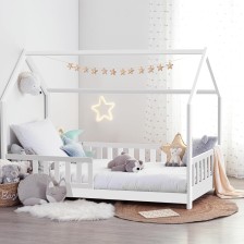 Lit cabane enfant Bosco Blanc 90x190 - Atmosphera For Kids Lit cabane enfant Bosco Blanc 90x190 - Atmosphera For Kids