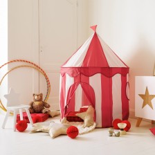 Tente pop up cirque Rouge - Atmosphera For Kids