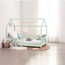 Lit cabane enfant Bosco Vert 90x190 - Laïba Kids