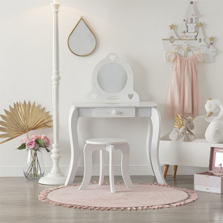 Coiffeuse avec tabouret princesse - Atmosphera For Kids