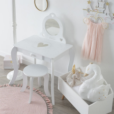 Coiffeuse avec tabouret princesse - Atmosphera For Kids