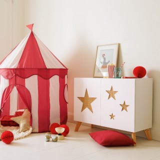 Meuble de rangement étoile Blanc - Atmosphera For Kids