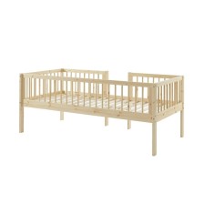 Lit Enfant surélevé Petit Nestor 90x190 Beige - Laïba Kids