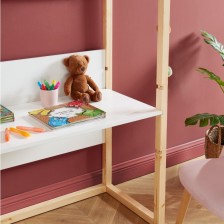 Bureau Enfant Cabane Évolutif Blanc - Laïba Kids