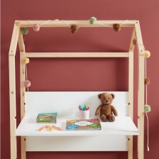 Bureau Enfant Cabane Évolutif Blanc - Laïba Kids