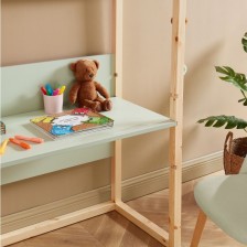 Bureau Enfant Cabane Évolutif Vert - Laïba Kids