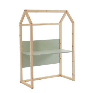 Bureau Enfant Cabane Évolutif Vert - Laïba Kids