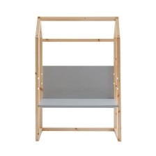 Bureau Enfant Cabane Évolutif Gris - Laïba Kids