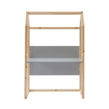 Bureau Enfant Cabane Évolutif Gris - Laïba Kids