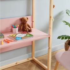 Bureau Enfant Cabane Évolutif Rose - Laïba Kids