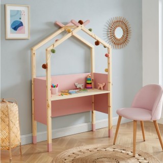 Bureau enfant évolutif Rose - Laïba Kids