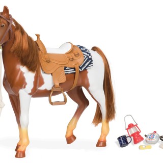Cheval Pour Poupée 51 cm Appaloosa - Our Generation