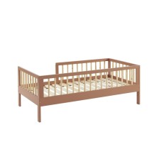 Lit Enfant Luna 70x140 Sommier Inclus Terracotta - Laïba Kids