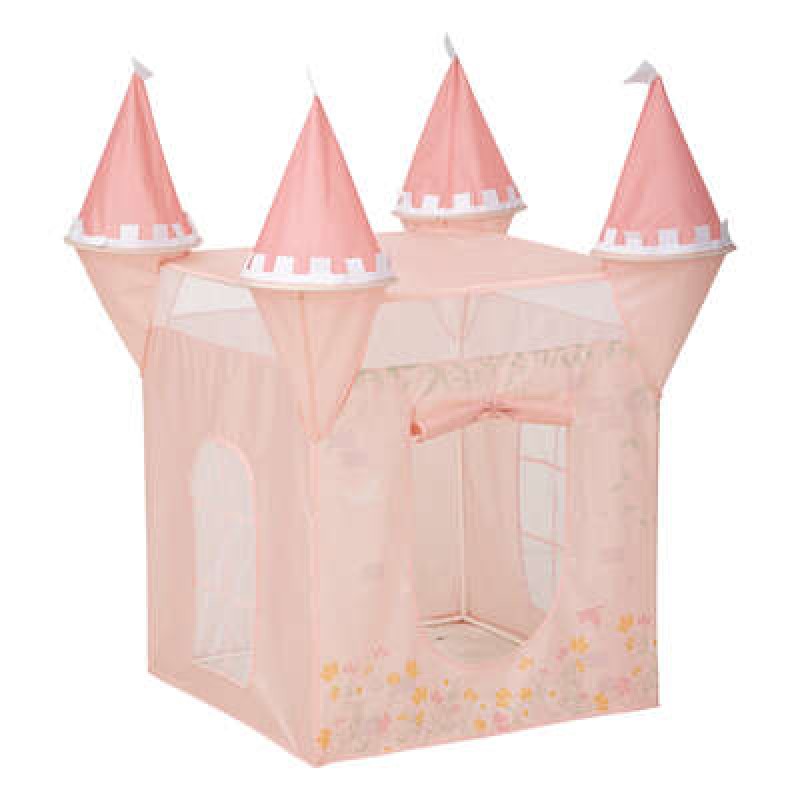 Tente de jeu enfant chateau de princesse rose