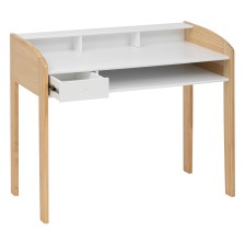 Bureau primaire en bois Tod Blanc - Atmosphera For Kids