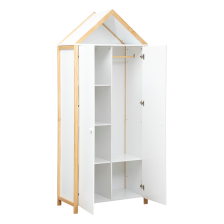 Armoire pour enfant en bois Kima Blanc - Atmosphera For Kids