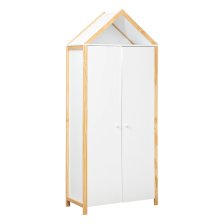 Armoire pour enfant en bois Kima Blanc - Atmosphera For Kids