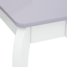 Coiffeuse avec tabouret sirène Blanc - Atmosphera For Kids