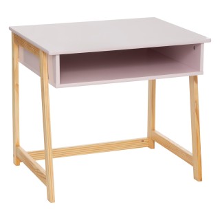 Bureau enfant maternelle en bois Rose - Atmosphera For Kids