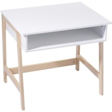 Ensemble Bureau maternelle avec la chaise Blanc - Atmosphera For Kids