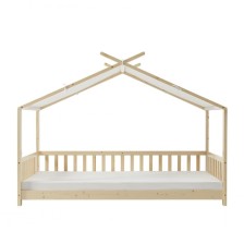 Lit tente avec barrière Rêves de Forêt 90x190 - Laïba Kids