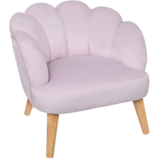 Fauteuil Enfant Coquillage Sirène Violet - Atmosphera For Kids