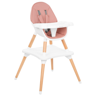 Chaise haute bébé 3 en 1 Rose - Kikka boo