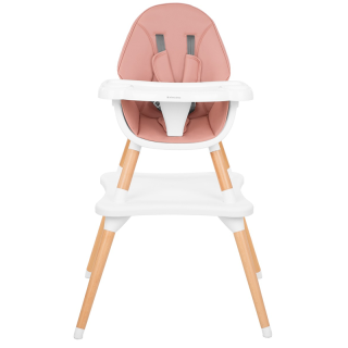 Chaise haute bébé 3 en 1 Rose - Kikka boo