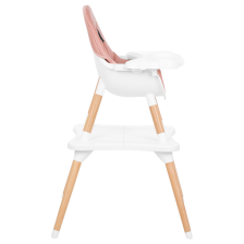 Chaise haute bébé 3 en 1 Rose - Kikka boo