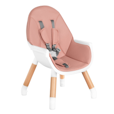 Chaise haute bébé 3 en 1 Rose - Kikka boo