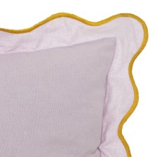 Coussin à feston Lila 35x35 - Atmosphera