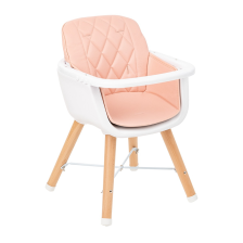 Chaise Haute 2 En 1 Woody Rose - Kikka boo