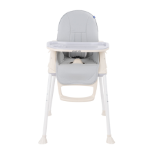 Chaise haute bébé 3 in 1 Creamy Gris - Kikka boo