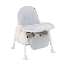 Chaise haute bébé 3 in 1 Creamy Gris - Kikka boo