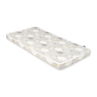 Matelas enfant 70x140 Fantasia Nuages Gris - Kikka boo