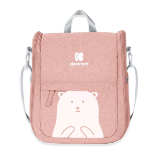 Sac à langer + lit portable 2 en 1 Ours Rose - Kikka boo