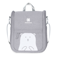 Sac à langer + lit portable 2 en 1 Ours Gris - Kikka boo