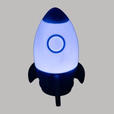 Veilleuse fusée espace H14 Bleu - Atmosphera For Kids