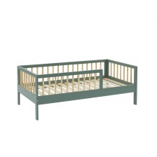 Ensemble Lit enfant Luna 70x140 Vert avec matelas enfant 70x140 - Laïba Kids