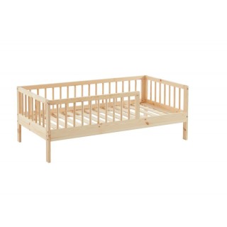 Ensemble Lit enfant Nid Douillet Naturel 70x140 avec matelas enfant Bleu 70x140 - Laïba Kids