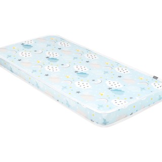 Ensemble Lit enfant Arche des Songes avec tiroir 70x140 avec matelas enfant Bleu 70x140 - Laïba Kids