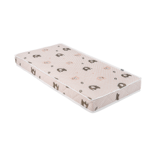 Ensemble Lit Tente des étoiles 70x140 Beige avec matelas enfant éléphants verts 70x140 - Laïba Kids