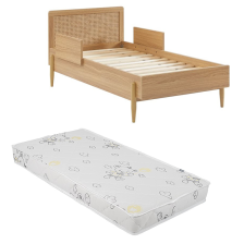 Ensemble Lit enfant Refuge Magique Beige 70x140 avec matelas enfant Gris 70x140x12 - Laïba Kids Ensemble Lit enfant Refuge Magique Beige 70x140 avec matelas enfant Gris 70x140x12 - Laïba Kids