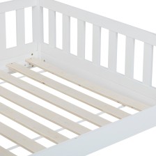 Ensemble Lit cabane Oasis Blanc 90x190 cm + Matelas enfant 90x190x10 cm - Laïba Kids Ensemble Lit cabane Oasis Blanc 90x190 cm + Matelas enfant 90x190x10 cm - Laïba Kids
