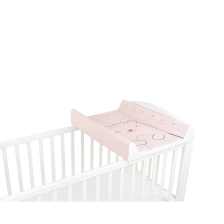 Matelas à langer PVC 80x50 Ours Rose - Kikka Boo