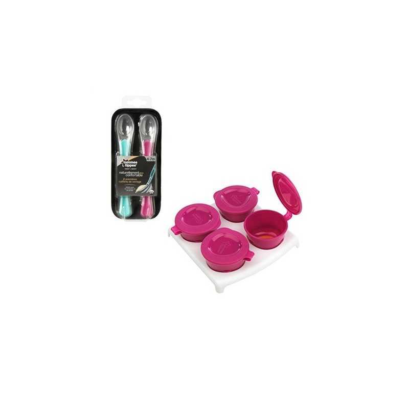 Tommee Tippee Pots de Cong/élation avec Support Explora