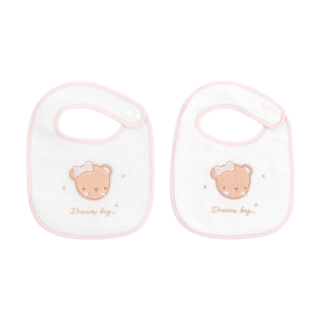 Set de 2 bavoirs bébé Dream Rose - Kikka Boo