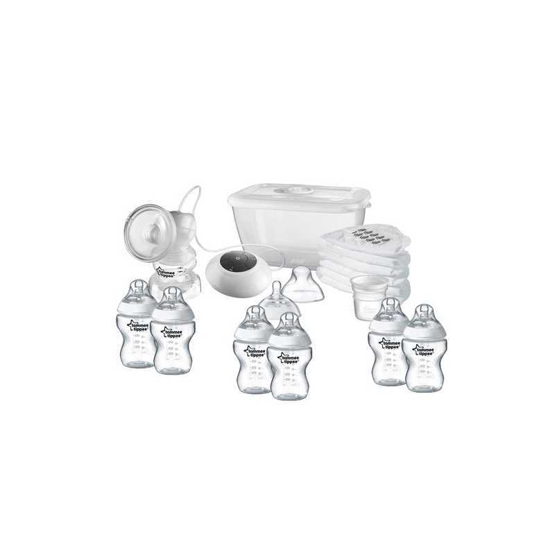 Tommee Tippee Kit Biberon + Tire Lait Electrique Blanc/Transparent Tommee Tippee Kit Biberon + Tire Lait Electrique Blanc/Transparent