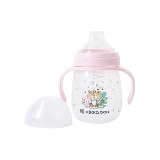 Tasse pour bébé 6m+ Savanna 240ml Rose - Kikka Boo