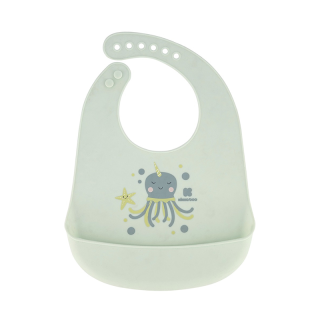 Bavoir bébé silicone Sea World Octopus - Kikka Boo